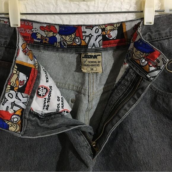 SOHK VTG Upcycled Shorts Size 12 ( Original Men's Size 36 ) - Picture 4 of 12